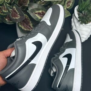 Nike Gray and White Athletic Shoes